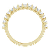 14K Yellow 1 CTW Natural Diamond Anniversary Band